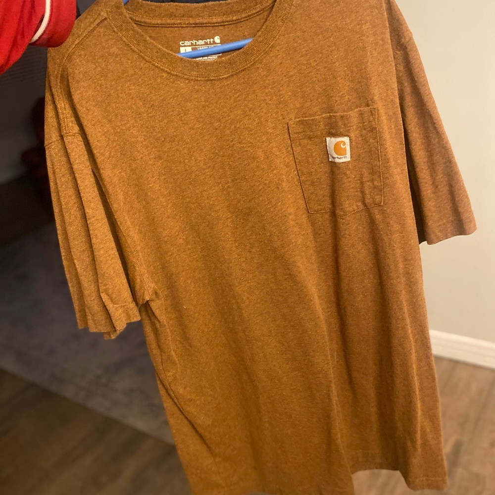 Mens Carhartt Heavy T-Shirt - Size Lg Tall